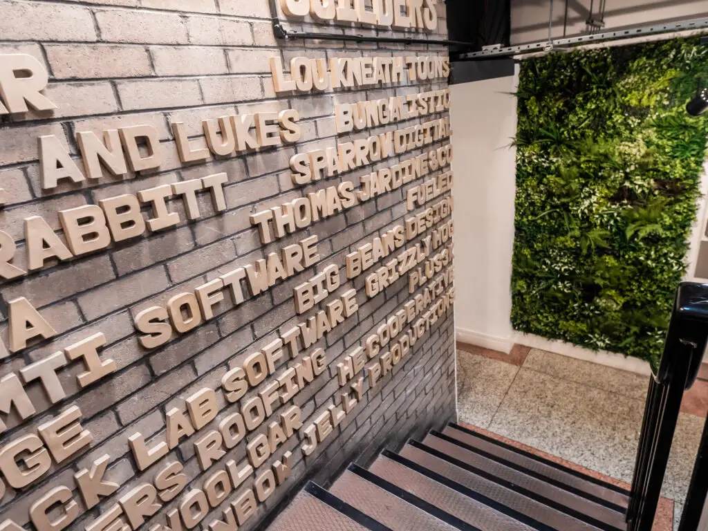 members names on our Guilders Wall