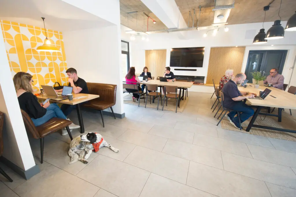 Customers sitting in our downstairs Event Space Carlisle.